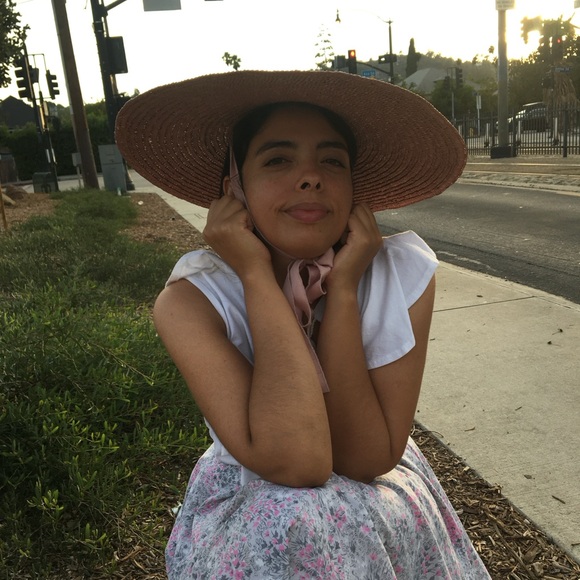 VINTAGE 50s HANDMADE SKIRT WITH POCKET - Picture 7 of 15